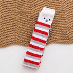 Polyester Elastane Cartoon Over Knee Floor Socks