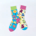Cotton Blend Cartoon Mid Calf Unisex Socks