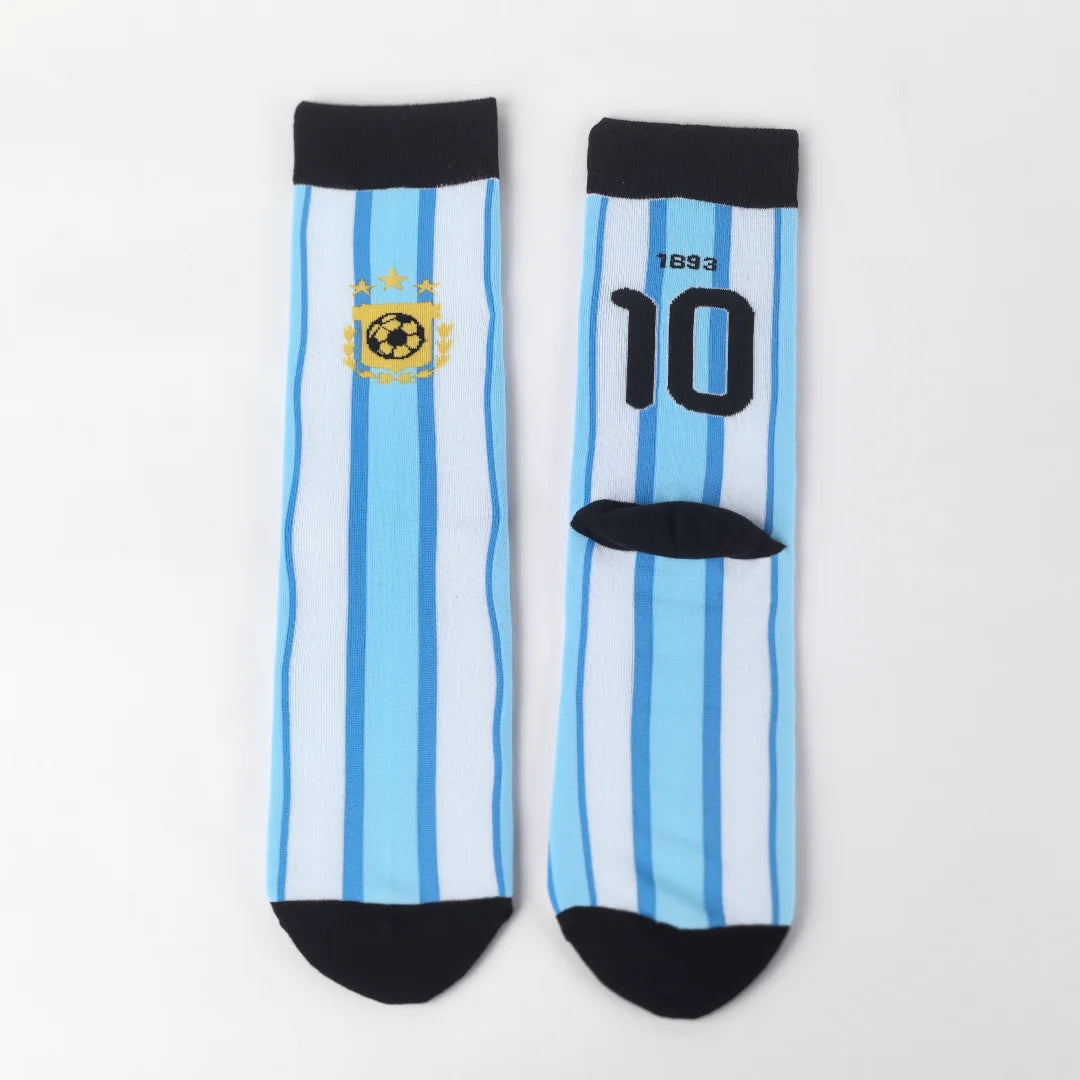 Cotton Polyester Knee High Athletic Socks