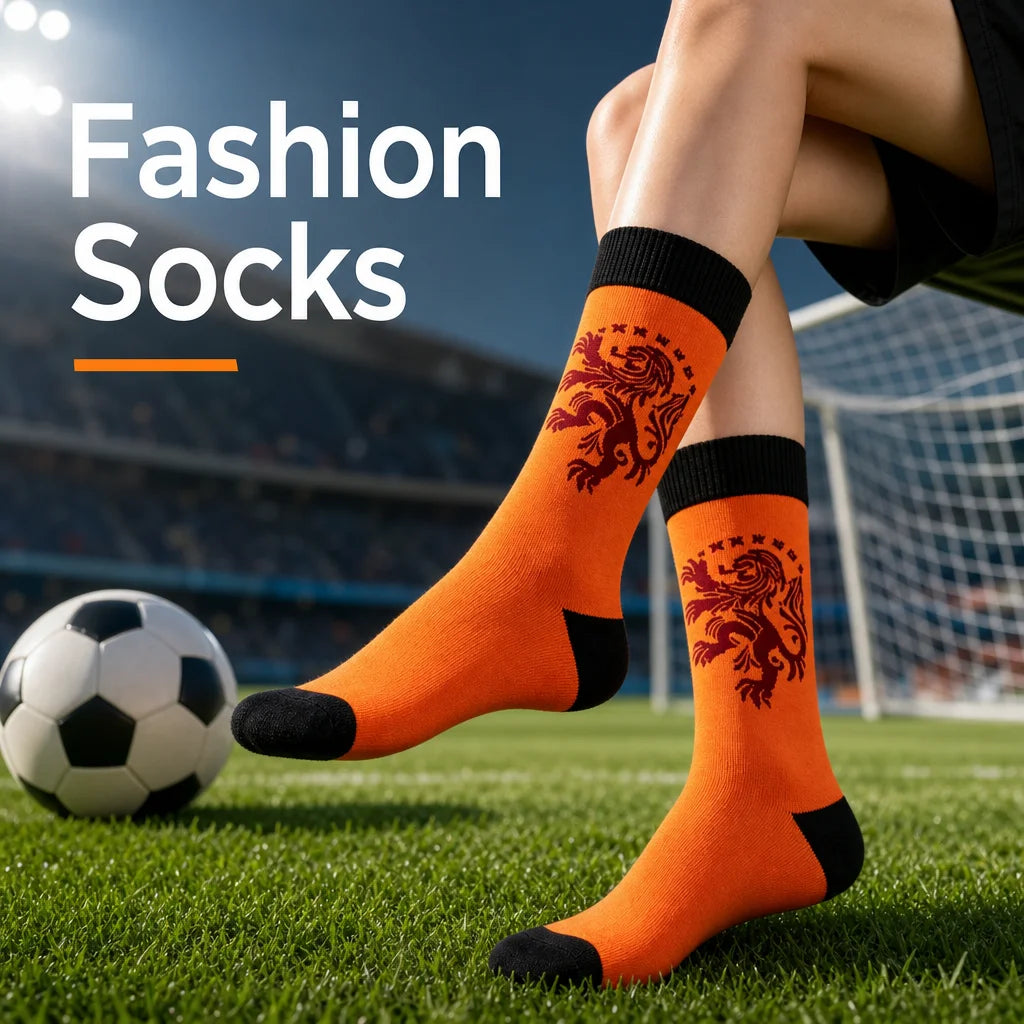 Cotton Blend Unisex Sports Crew Socks