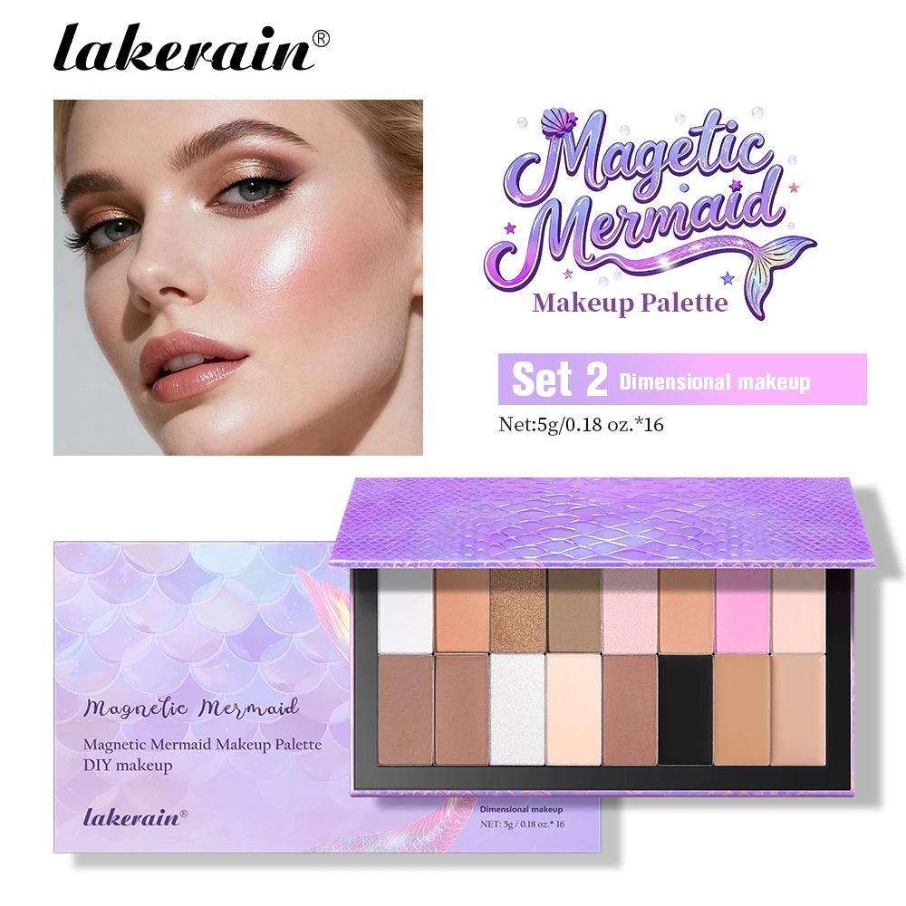 Magnetic Makeup Palette Eyeshadow and Contour Kit - 22