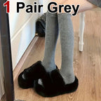 Polyester Blend High Tube Casual Socks for Women