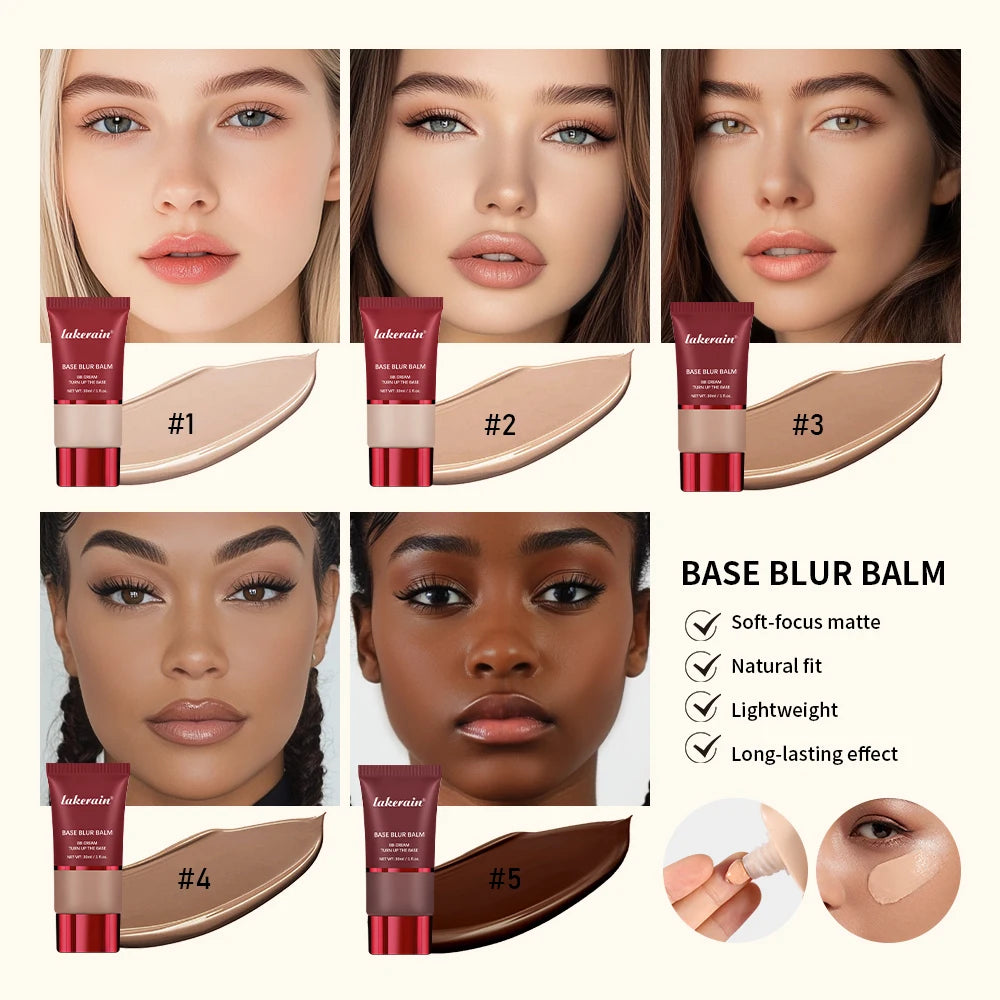 Liquid Foundation Balm and Dual Ended Applicator Brush