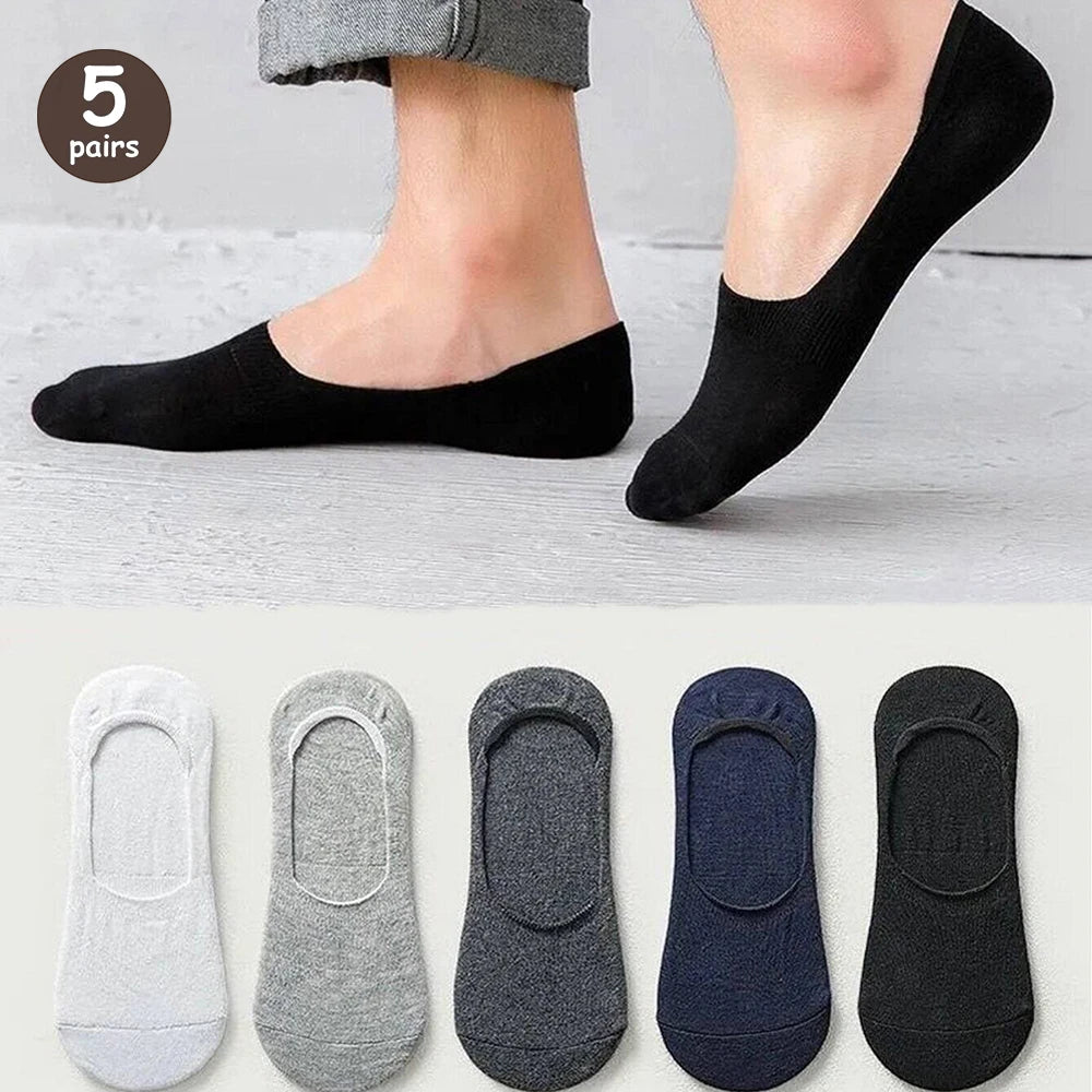 Polyester Blend Casual Ankle Socks For Men - 17