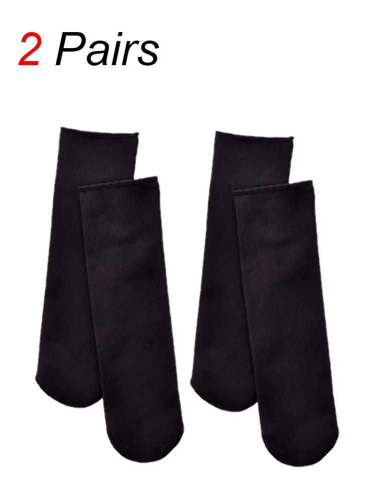 Thick Lined Polyester Elastane Thermal Socks