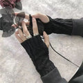 Acrylic Fingerless Wrist Gloves