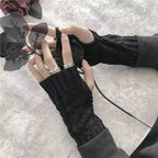 Acrylic Fingerless Wrist Gloves