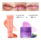 Moisturizing Lip Balm and Sleeping Mask Set