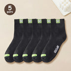 Mens Breathable Polyester Spandex Low Tube Casual Sports Socks