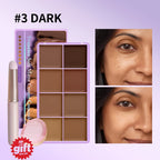 8 Shade Cream Concealer Palette and Contour Kit