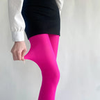 Nylon Elastane Solid Color Opaque Tights