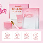 Collagen Skincare Set Deep Nourishment Face Cream and Mask