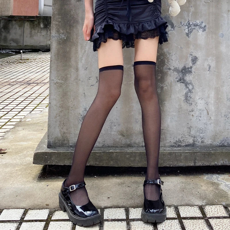 Polyester Translucent Women Stockings