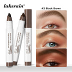 Liquid Eyebrow Pencil Multi Prong Brush Waterproof Makeup Pen
