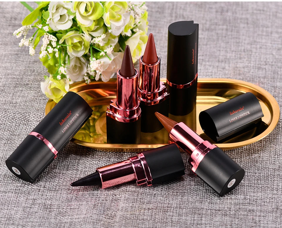 Matte Velvet Lip Liner And Lipstick Duo