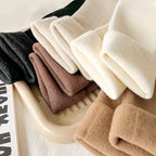 Thickened Thermal Women Socks Polyester Spandex Blend
