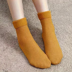 Polyester Elastane Thermal Socks For Winter Warmth