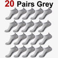 Polyester Elastane Low Cut Casual Mens Socks