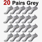 Polyester Elastane Low Cut Casual Mens Socks