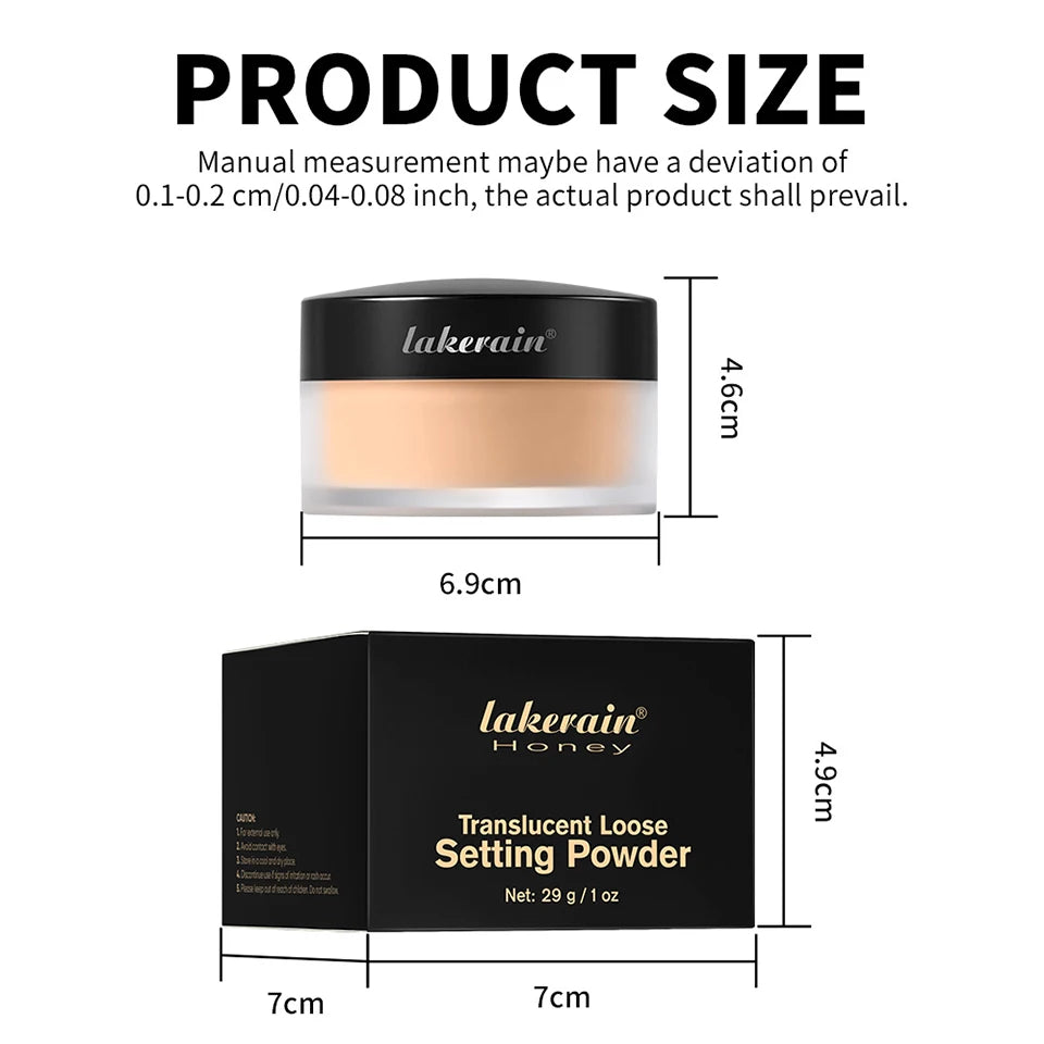 Translucent Loose Setting Powder Oil Control Matte Finish