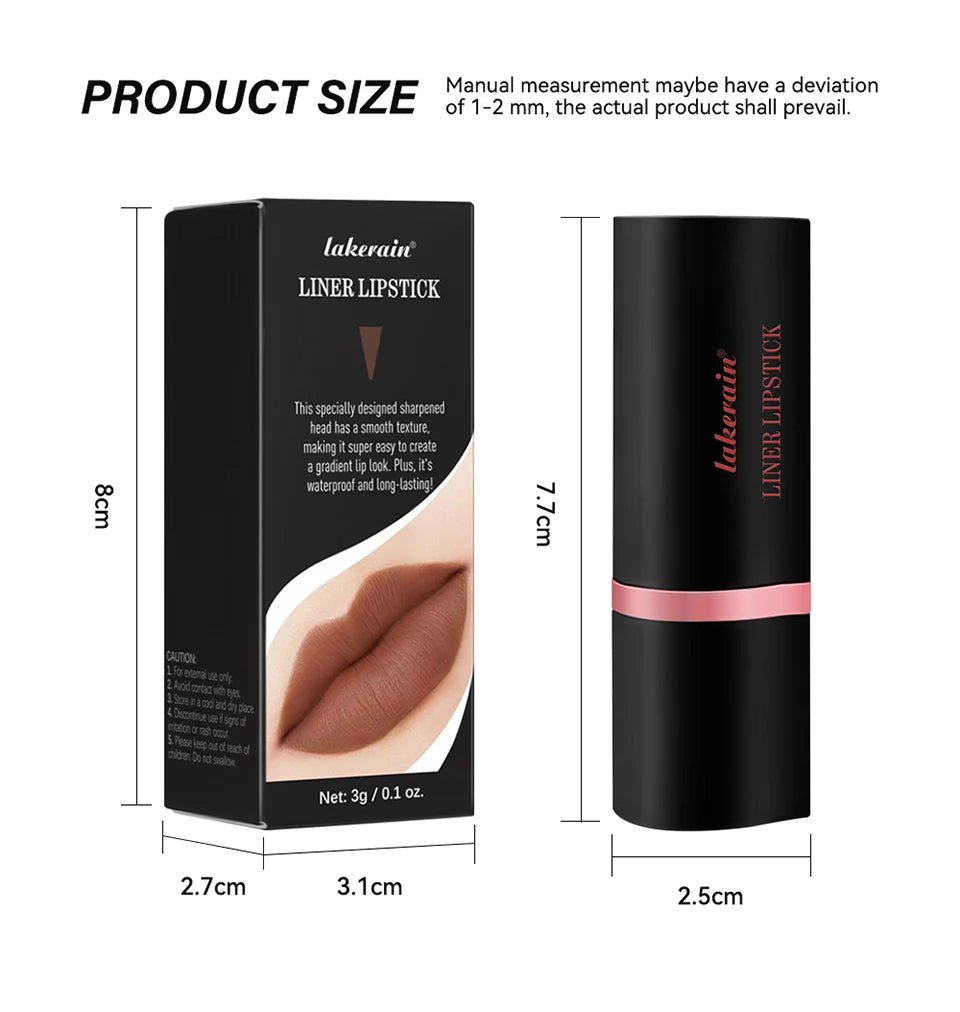 Matte Velvet Lip Liner And Lipstick Duo - 25