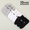 Womens Polyester Elastane Low Cut Heart Bow Ankle Socks 3 Pairs