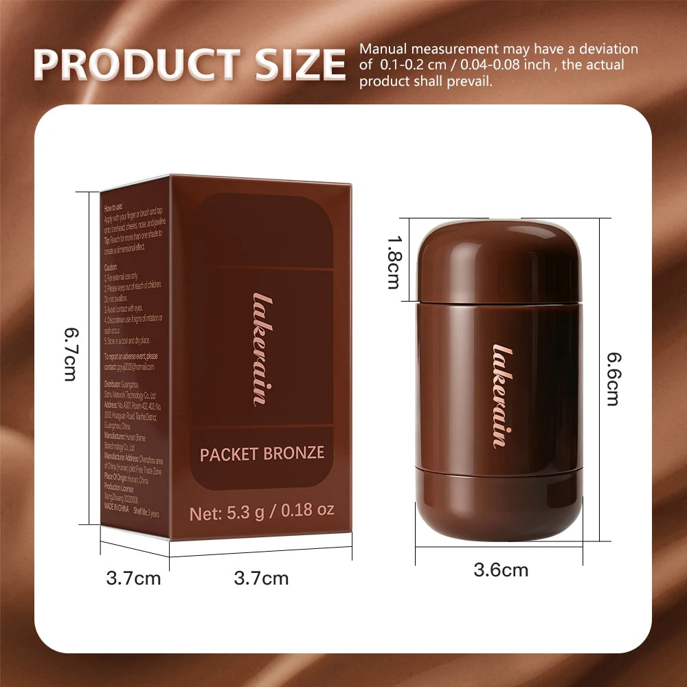 Cream Bronzer Stick Facial Contouring Makeup - 15