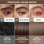 Liquid Eyebrow Pencil Multi Prong Brush Waterproof Makeup Pen