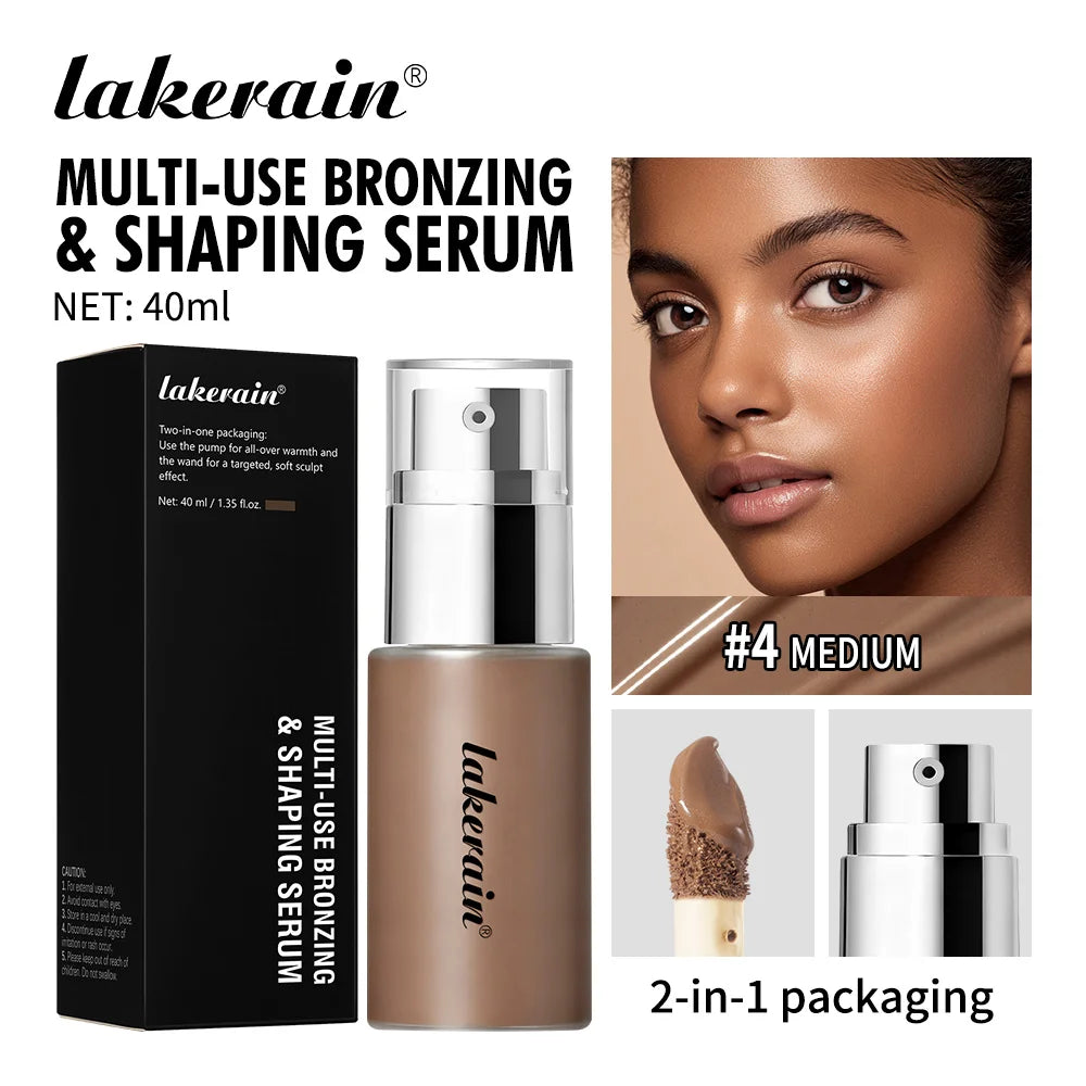 Liquid Bronzing and Shaping Foundation Serum - 21