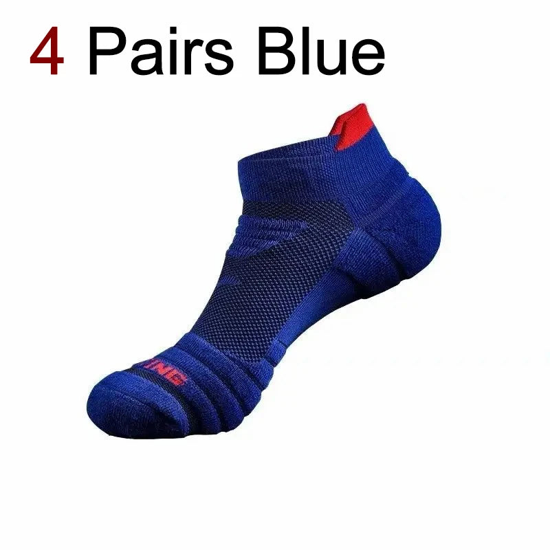 Men Cotton Blend Athletic Sports Socks