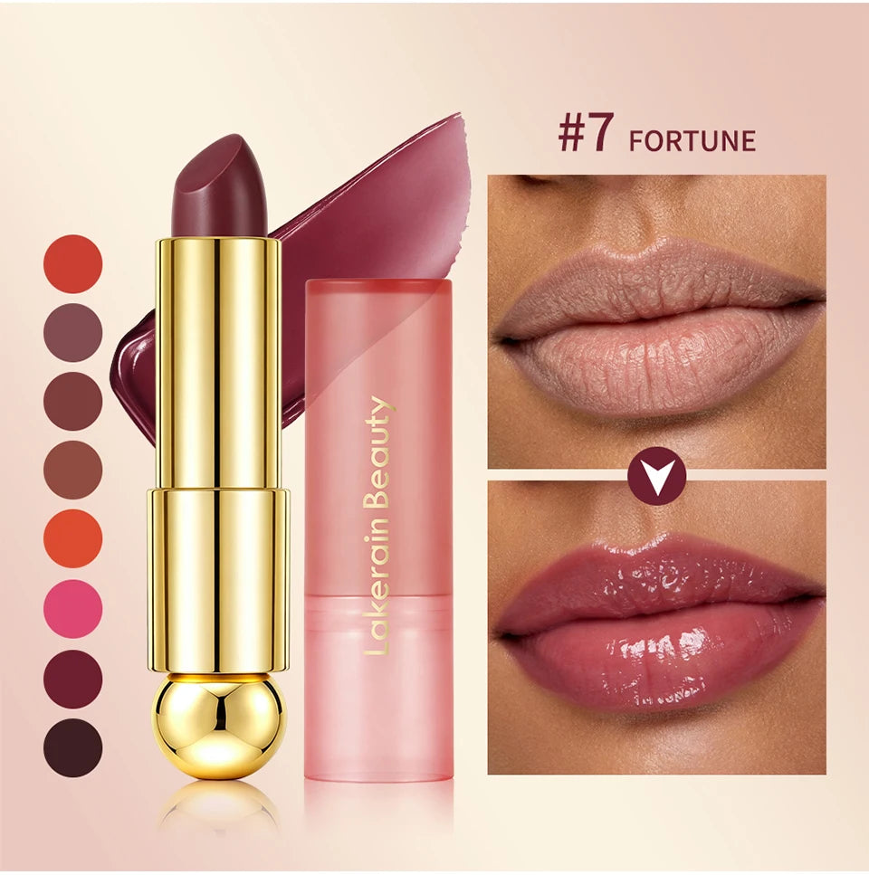 Tinted Lip Oil Stick Moisturizing Glossy Plumping Lipstick
