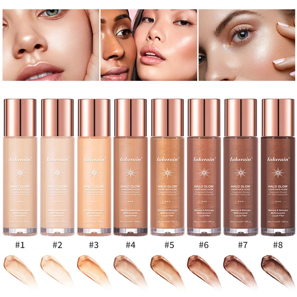 Liquid Face Highlighter Makeup Glow Serum