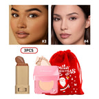 Foundation Stick and Pressed Powder Makeup Set
