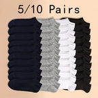 Mens Polyester Spandex Low Cut Ankle Socks