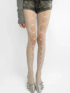 Nylon Hollow Out Fishnet Pantyhose