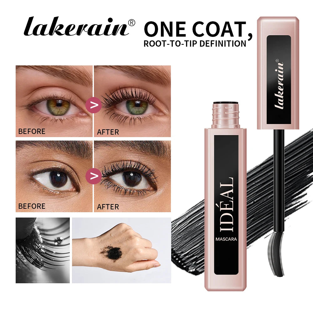 Waterproof Lengthening and Volumizing Eyelash Mascara