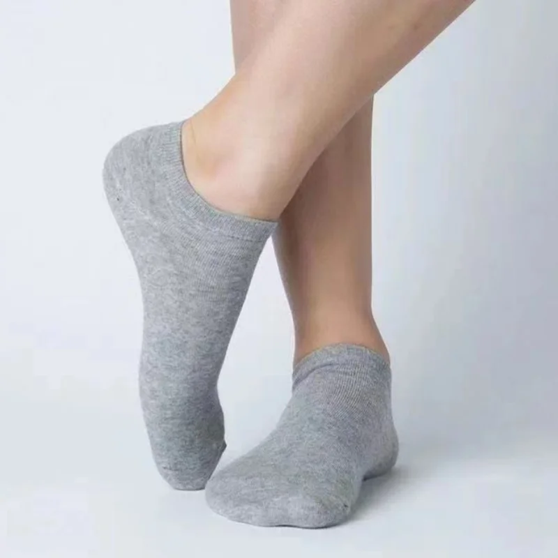 Polyester Elastane Low Cut Casual Socks