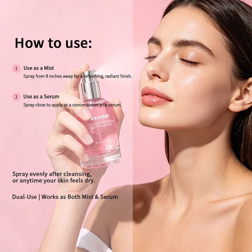 Collagen Peptide Jelly Serum Mist Deep Hydrating Facial Spray - 15