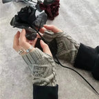 Acrylic Fingerless Wrist Gloves