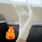 Polyester Elastane Warm Fuzzy Mid Tube Socks