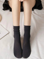 10 Pairs Nylon Elastane Mid Length Casual Socks