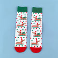 Cotton Blend Dachshund Christmas Pattern Mid Calf Socks