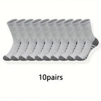 Polyester Elastane Blend Crew Socks