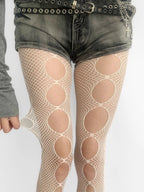 Nylon Hollow Out Fishnet Pantyhose