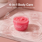 Raspberry Vanilla Sugar Body Scrub Exfoliating Cream