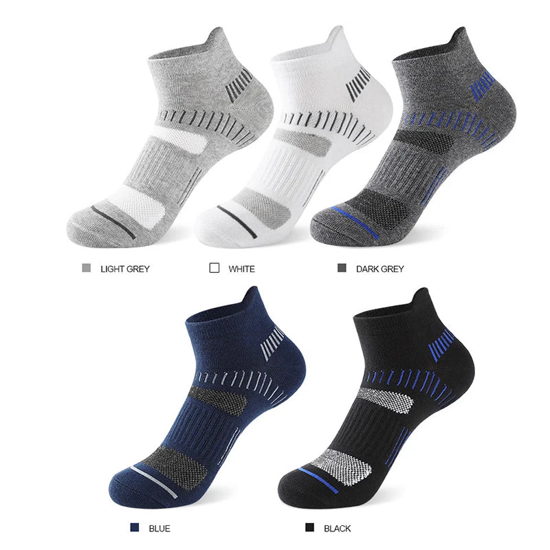 Polyester Blend Ankle Socks Sports Performance Footwear - 6