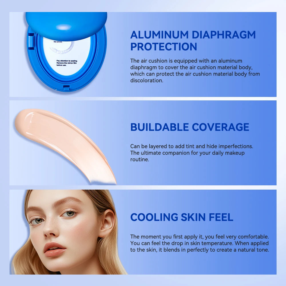 Cushion Foundation Cream Sun Protection Waterproof Makeup - 2