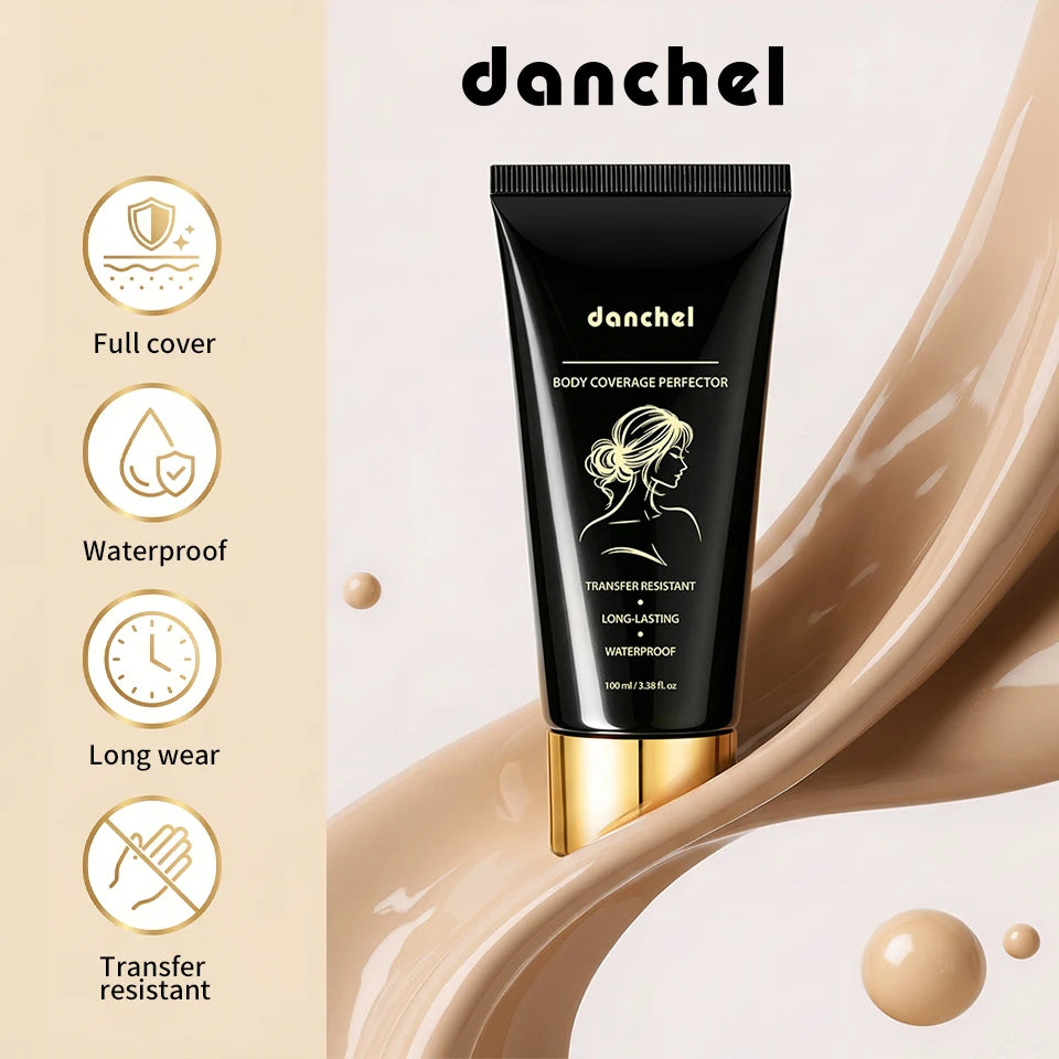 Waterproof Full Coverage Body Concealer Cream for Scars and Tattoos