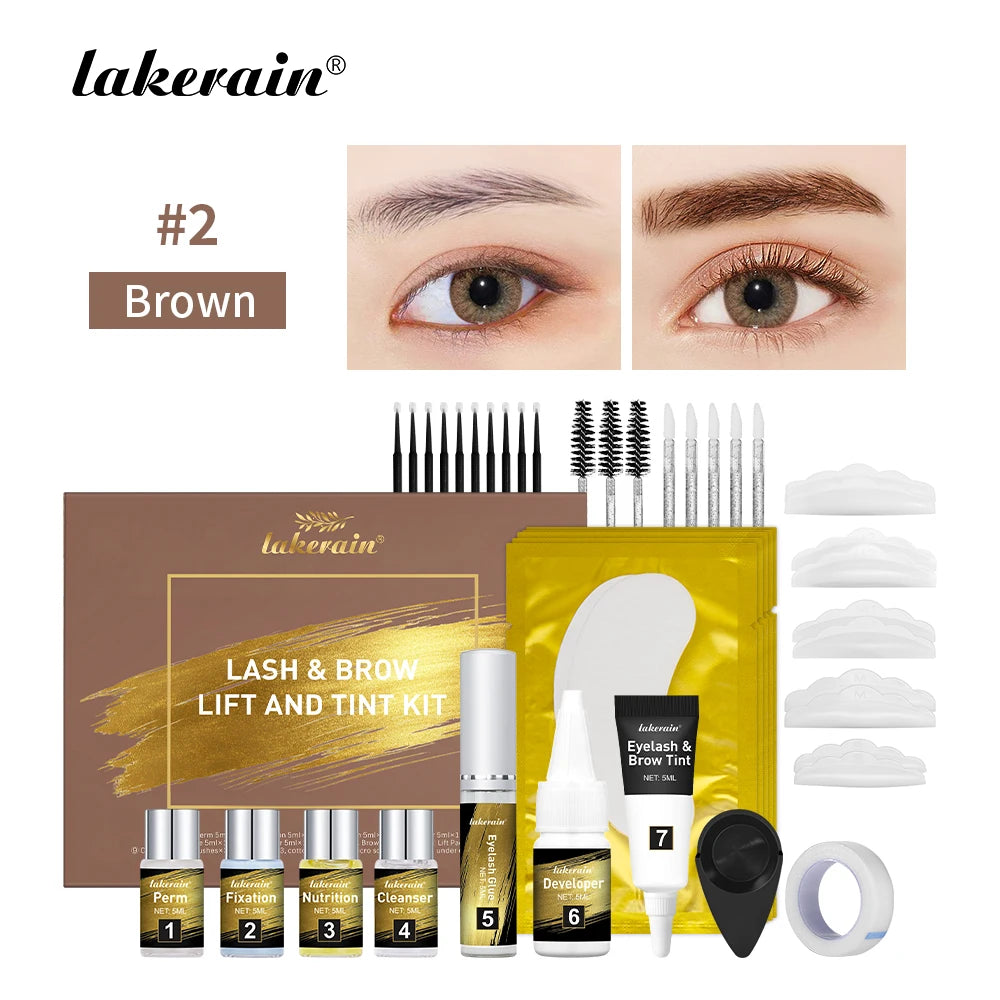Professional Eyebrow Lamination and Tinting Kit