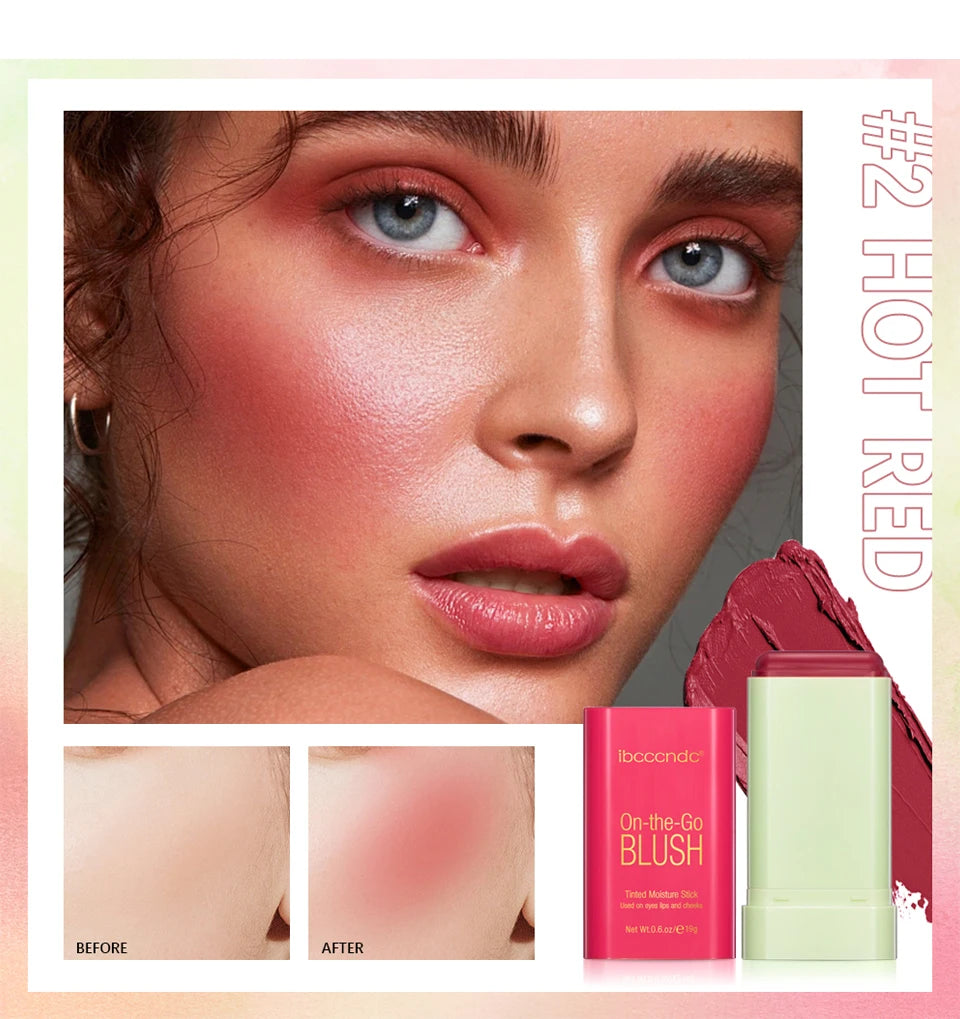 Cream Blush Stick Tinted Moisturizing Face Makeup - 11